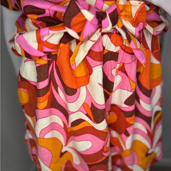 Ava & Viv Orange Red Resort Wear Set Of Shorts And Shirt Size 1X. - Picture 8 of 15